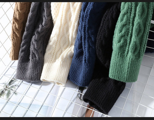 Suéter Cuello Redondo para Hombre - Otoño e Invierno - Image 20