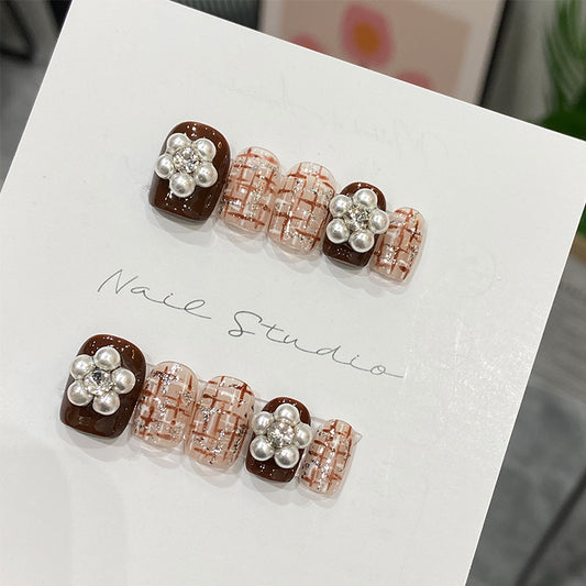 Uñas Postizas de Diseño Nupcial para Otoño e Invierno