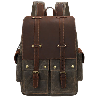 Mochila Retro de Lona para Hombre - Image 9