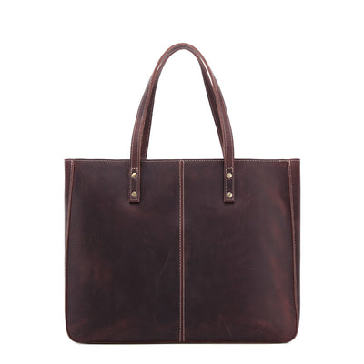 Bolso de Cuero Genuino con Gran Capacidad para Mujer - Image 2