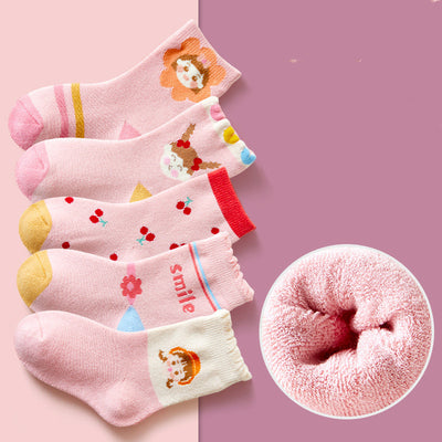 Calcetines Térmicos Infantiles Estampados - Tubo Grueso para Invierno - Image 14