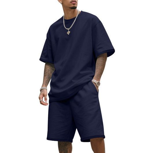 Traje Deportivo Hombre Manga Corta Ajuste Relajado para Verano - Image 13