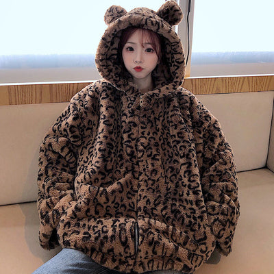 Abrigo Coreano Oversized con Capucha y Forro Térmico - Image 9