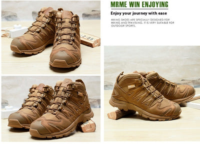 Botas Tácticas Militares para Hombre - Bota de Combate Media Desierto - Image 11