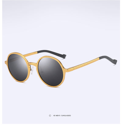 Gafas de Sol Redondas Aluminio Magnesio - Unisex Protección UV - Image 5