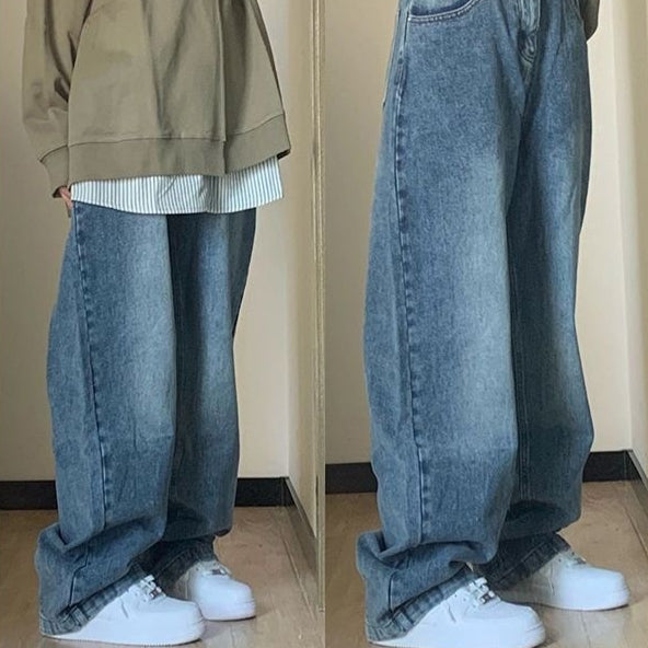 Pantalones Vaqueros Talle Alto Pierna Ancha para Mujer