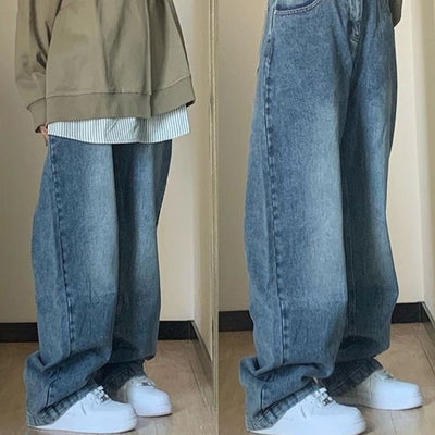 Pantalones Vaqueros Talle Alto Pierna Ancha para Mujer