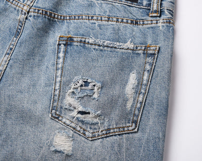 Pantalones Vaqueros Rotos Hip Hop Street Style - Casual con Personalidad - Image 7