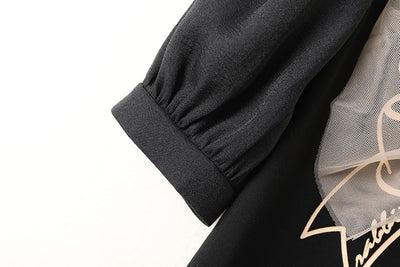 Camiseta Estampada con Detalles de Costura para Mujer - Image 12