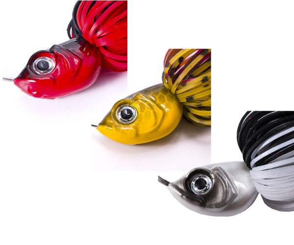 Señuelo Giratorio con Lentejuelas para Pesca de Bajo - Cebo de Superficie Premium