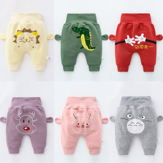Pantalones Harem Protectores de Cintura Alta para Niñas - Otoño - Image 10