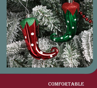 Adornos Navideños Electrochatados Pintados para Árbol de Navidad - Image 17