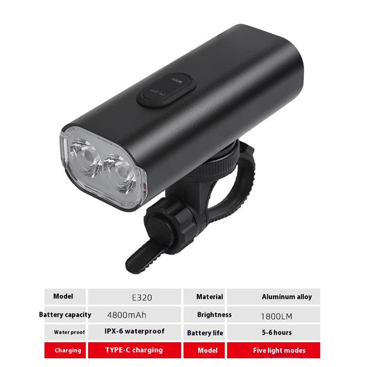 Faro Delantero USB Recargable para Bicicleta - Kit Completo de Iluminación - Image 5