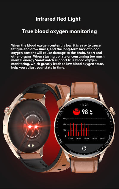 Reloj Inteligente Pantalla Grande HD con Monitoreo Cardíaco y Oxígeno en Sangre - Image 29