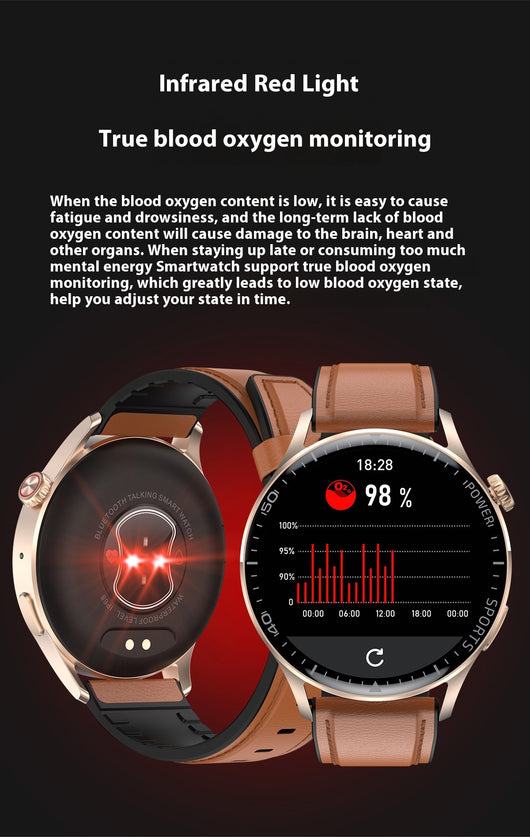 Reloj Inteligente Pantalla Grande HD con Monitoreo Cardíaco y Oxígeno en Sangre - Image 29