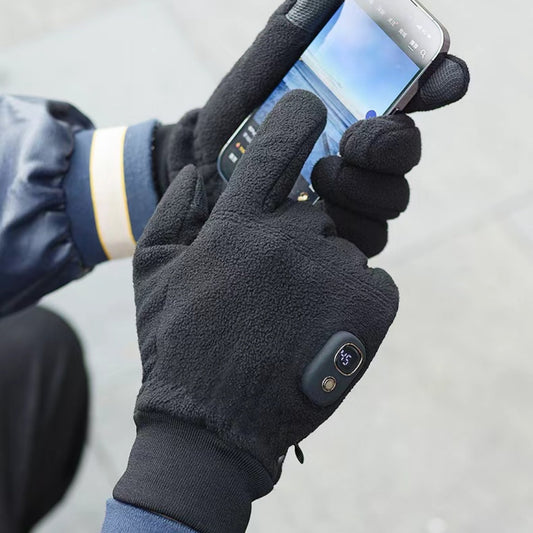 Guantes Eléctricos Térmicos Impermeables para Invierno