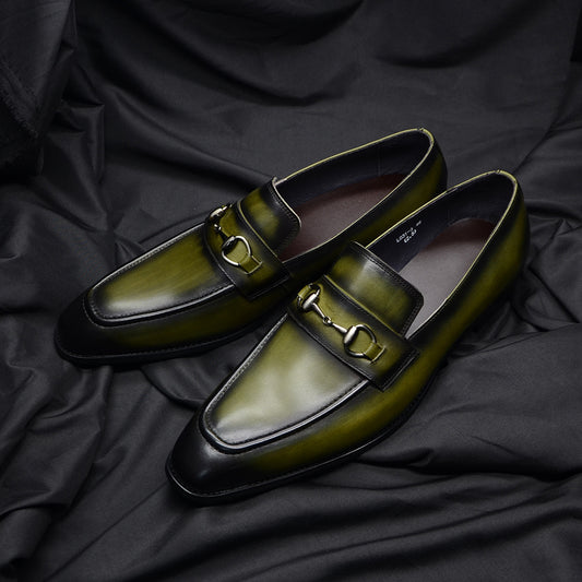 Zapatos de Cuero Genuino para Hombre - Estilo Business Casual Verano