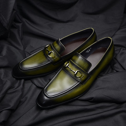 Zapatos de Cuero Genuino para Hombre - Estilo Business Casual Verano