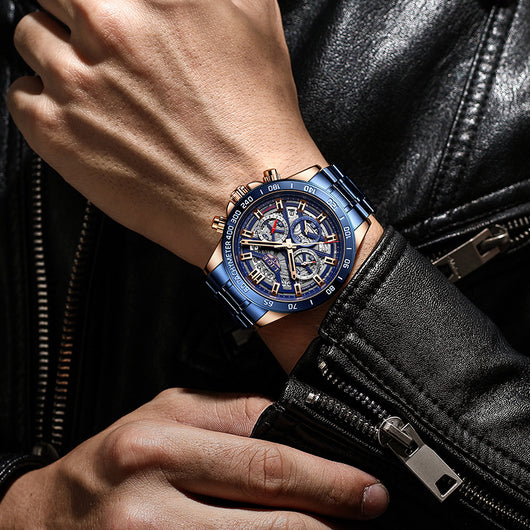 Reloj Multifuncional de Cuarzo Hueco con Diseño Innovador y Resistencia al Agua - Image 8