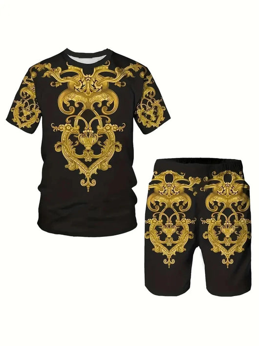 Conjunto Casual Holgado para Hombre con Tecnología de Impresión 3D - Image 11
