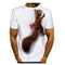 Playera Estampado Animal 3D - Diseño Adorable y Moderno