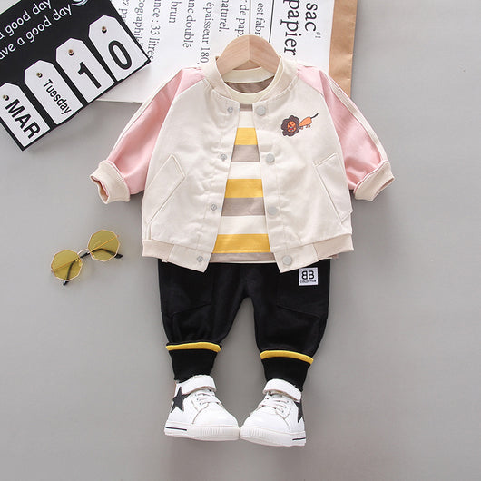 Conjunto de Pijama Infantil Estampado León Otoñal - Image 7