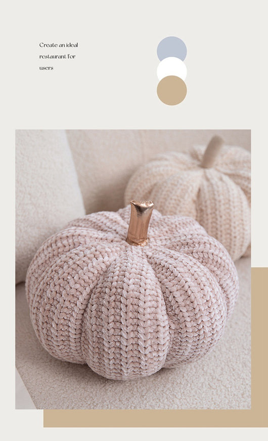 Almohada Decorativa Sofá Pequeña con Diseño de Calabaza para Sala - Image 14