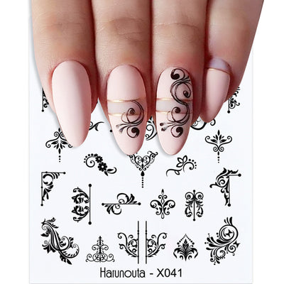 Stickers de Uñas Mariposas, Flores y Hojas - Diseños Artísticos - Image 30