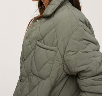 Abrigo Reversible Cálido para Invierno con Bolsillos y Solapa - Image 6