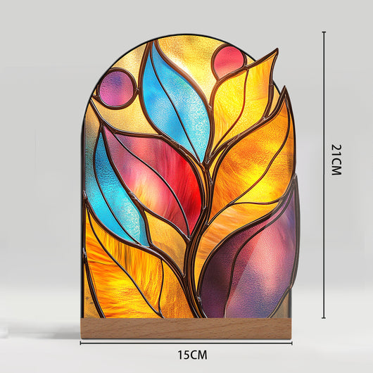 Adornos Decorativos Acrílicos con Efecto Cristal - Flores y Paisajes - Image 25