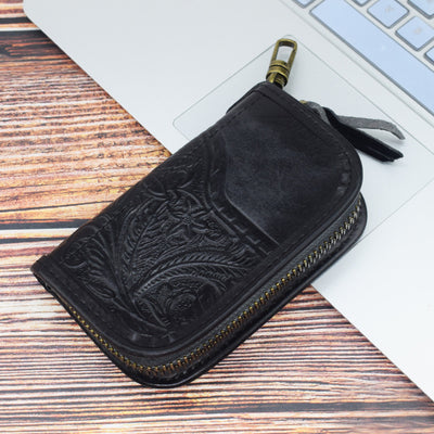 Estuche Multifuncional para Llaves de Cuero Curtido al Vegetal - Gran Capacidad - Image 8