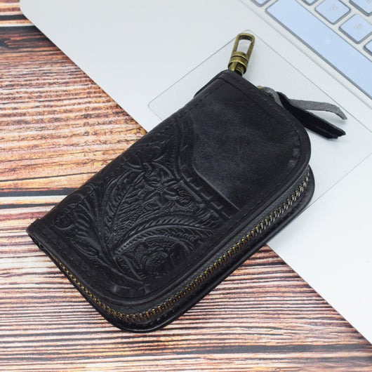 Estuche Multifuncional para Llaves de Cuero Curtido al Vegetal - Gran Capacidad - Image 8