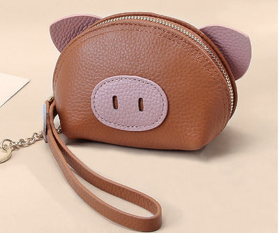 Monedero Compacto con Protección Antimagnética - Diseño Adorable de Cerdo - Image 19