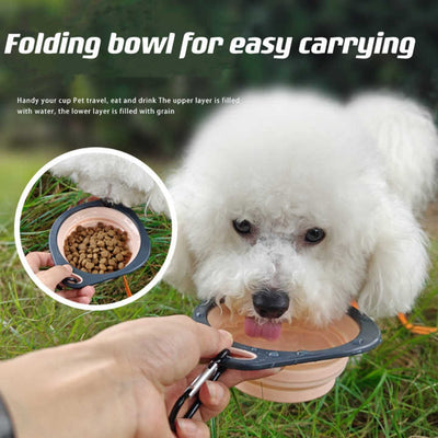 Comedero Plegable Portátil para Mascotas - Tazón de Viaje Multicolor para Perros y Gatos - Image 7