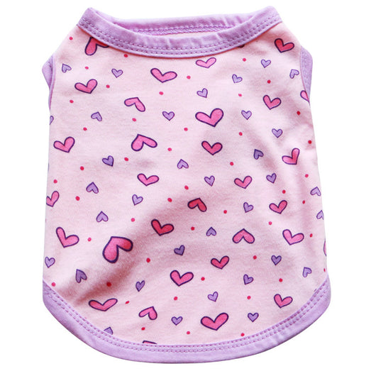 Chaleco de Algodón Estampado Love para Mascotas - Image 52