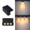 Luz Amarilla Clara De 3 Pasos Lámpara De Pared Solar