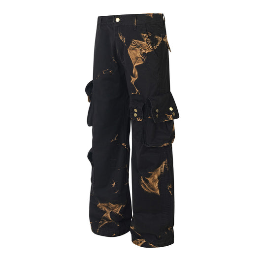 Pantalones Cargo Rectos Oversized Estilo Retro Otoñal - Image 17