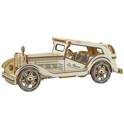 Modelo de Auto 3D de Madera - Puzzle Educativo Armable para Niños - Image 23
