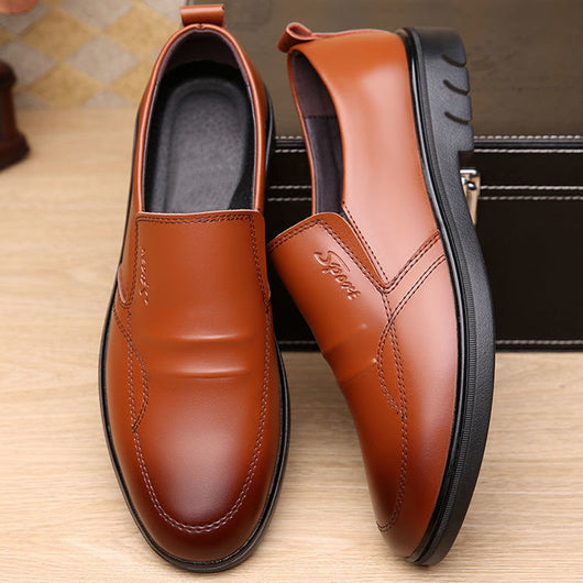 Zapatos de Cuero Respirable para Hombre - Elegancia Casual y Profesional - Image 8