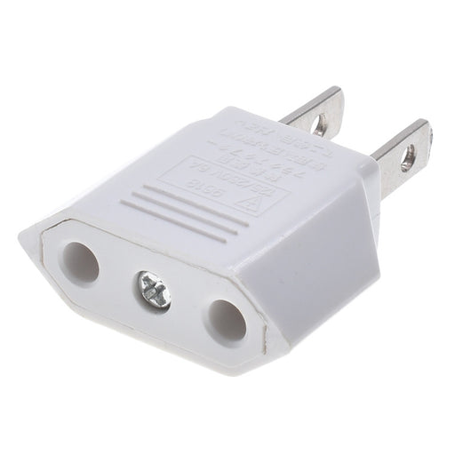 Adaptador de Enchufe Europeo a Americano - Cobre Puro, Blanco y Negro - Image 3