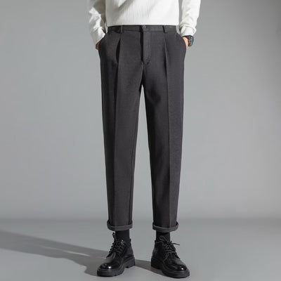 Pantalones Casuales Slim Fit en Lana para Hombre - Image 23
