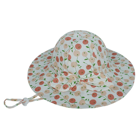 Gorro de Bebé Verano Algodón Floral Estilo Europeo - Image 12
