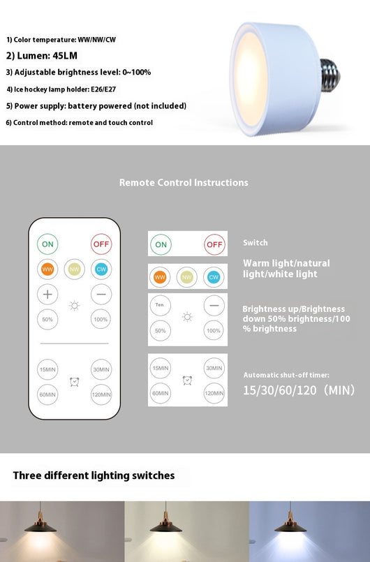 Luz LED Magnética para Hockey con Control Remoto y 3 Colores Ajustables - Image 7