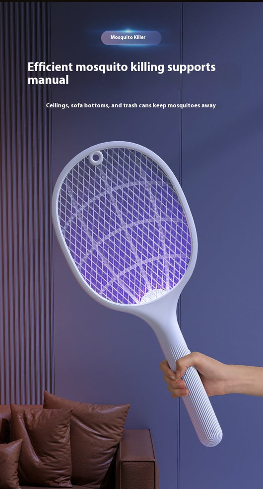 Raqueta Eléctrica 2 en 1 Mata Mosquitos USB - Image 11