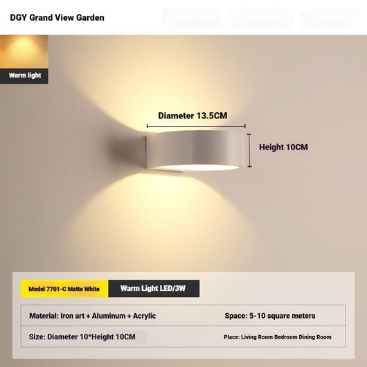 Lámpara LED de Cabecera Minimalista para Dormitorio - Image 2