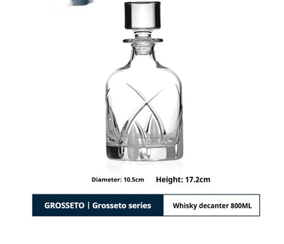 Botella de Whiskey de Cristal Grabada a Mano - Image 12