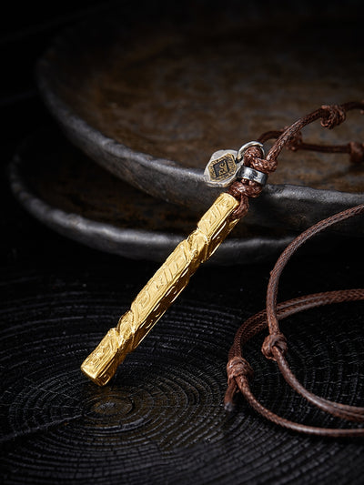 Collar Personalizado de Plata Esterlina 925 Chapado en Oro 24K para Hombre - Image 3