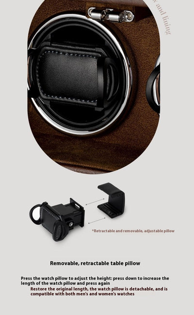 Estuche Mecedora de Cuero Premium para Reloj Automático - Image 19