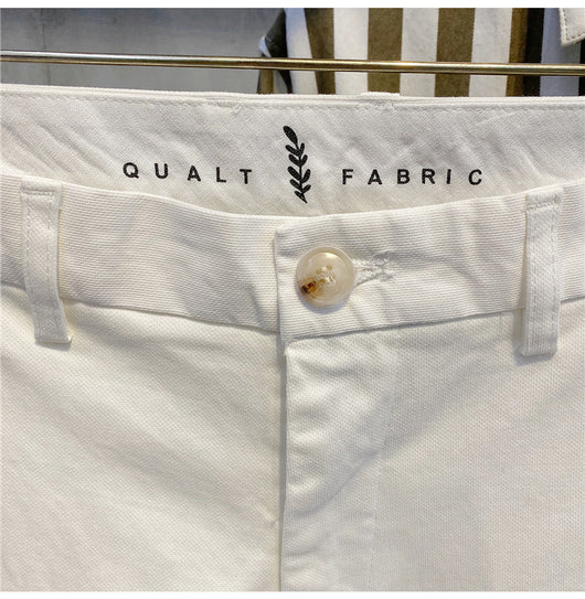 Pantalones Retro Estilo Coreano Ajustados de Algodón Versátil - Image 10