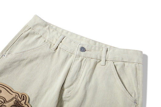 Pantalones Hip Hop Retro Americano Negro - Image 15